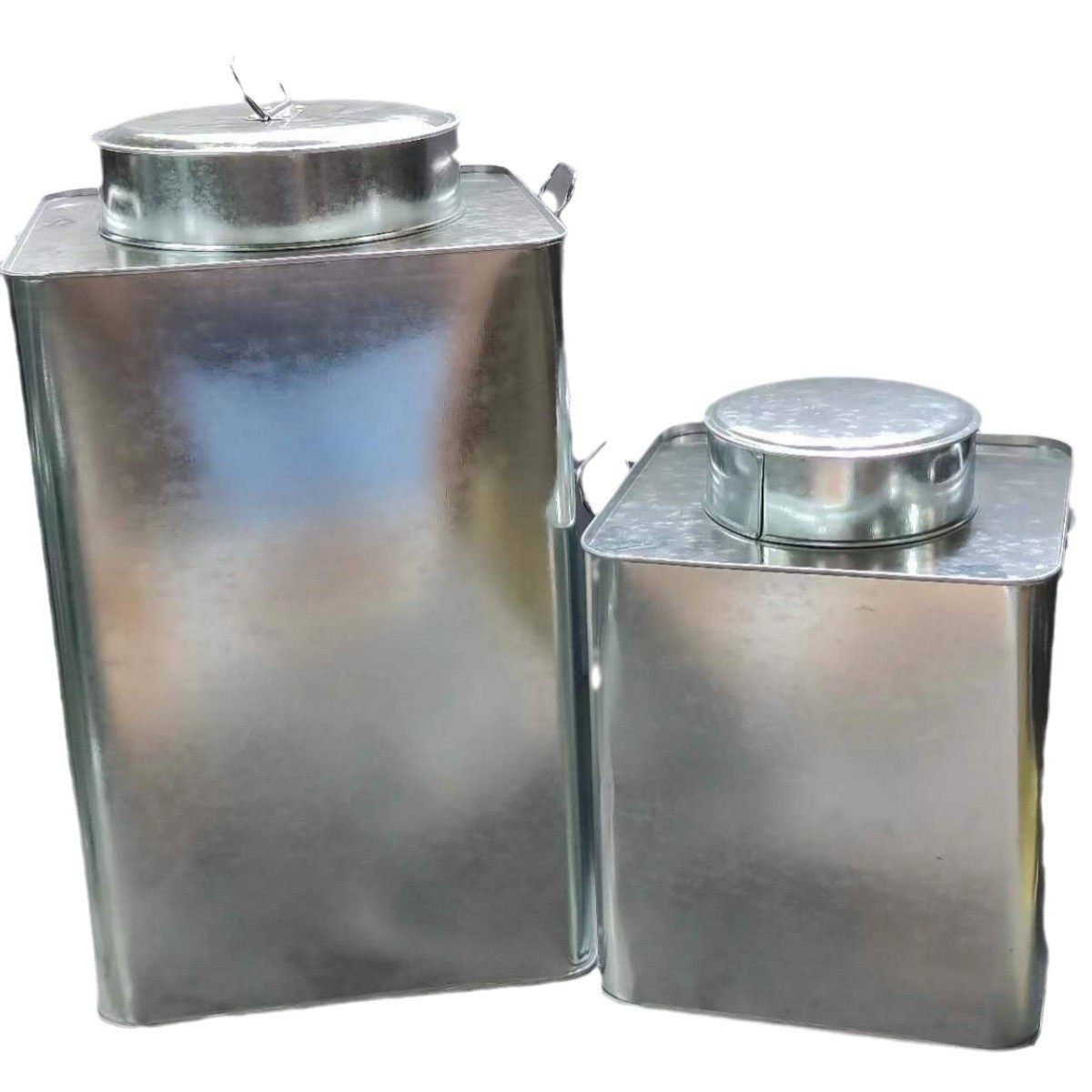 茶叶罐子方形二斤五斤大罐茶罐传统镀锌白铁皮小青柑普洱陈皮茶桶,厨房/烹饪用具,密封罐,淘宝优惠券,粉丝福利购,淘宝优惠卷