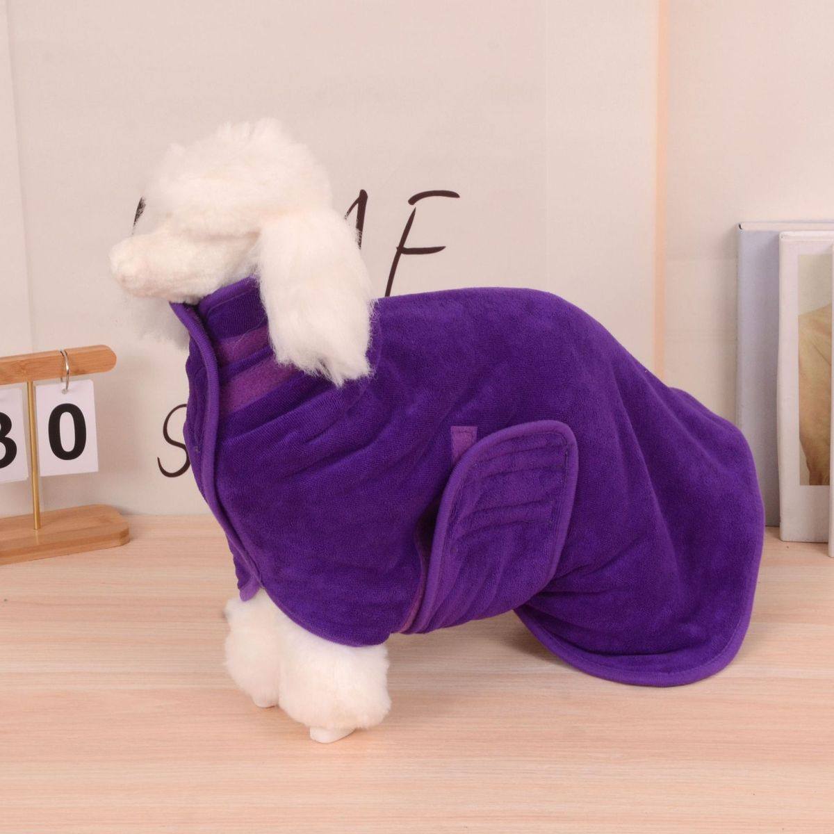 紫色新款全身包裹狗狗浴袍洗澡速干吸水毛巾不易掉毛浴巾宠物用品,宠物/宠物食品及用品,其他美容护理用品,淘宝优惠券,粉丝福利购,淘宝优惠卷