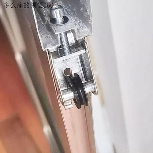 移门导轨滑轮滚轮浴室衣柜滑轮双轮移门轮槽推拉双轮上下轨道滑轮