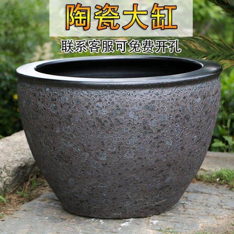 大缸养老式古法养鱼盆农村老式水缸特大号睡莲的大缸荷花盆陶厂家,宠物/宠物食品及用品,底柜/落地缸,淘宝优惠券,粉丝福利购,淘宝优惠卷