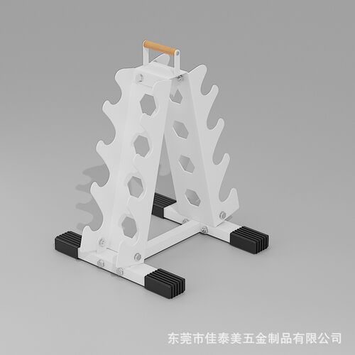定制哑铃架铁质放置架子家用女士杠铃壶铃男多功能组合健身运动器