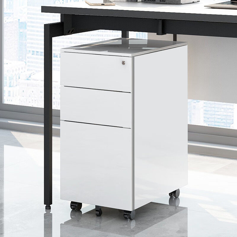 办公室桌下储物收纳矮柜移动抽屉文件资料活动柜铁皮置物柜子带锁,商业/办公家具,文件柜,淘宝优惠券,粉丝福利购,淘宝优惠卷