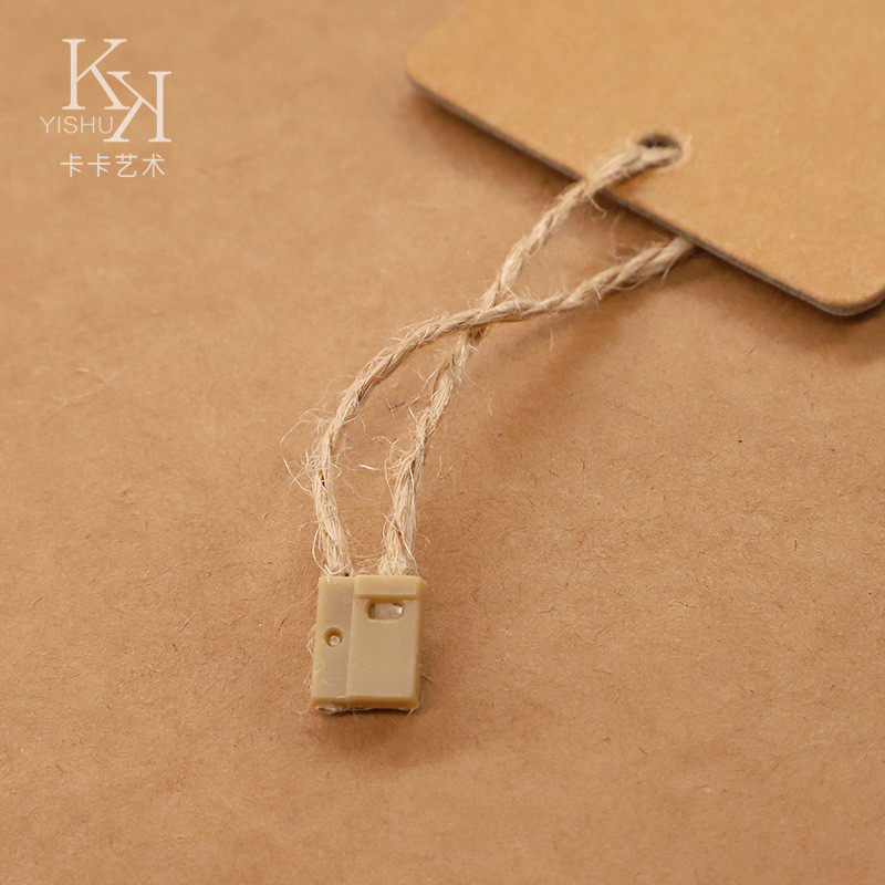 麻绳吊绳 麻绳吊粒 diy手工绳 吊牌绳 牛皮纸吊牌 现货标签