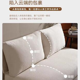 雪尼尔沙发坐垫靠背防滑垫子卡座地台泰迪棉麻羽绒高密度海绵座垫