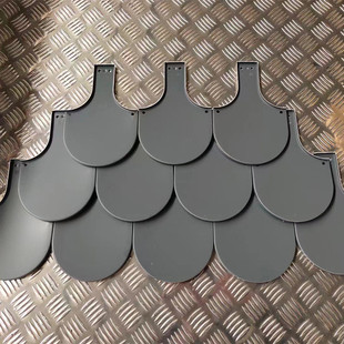 顶铝镁锰合金屋面板金属压型铝瓦屋定制瓦铝板菱形瓦鱼鳞板平锁扣