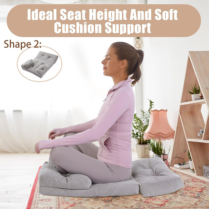 定制套装冥想垫瑜伽家用瑜伽冥想软坐垫禅修单人休息打坐垫