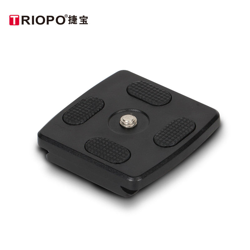 TRIOPO捷宝系列三脚架快装板1/4螺丝相机连接板通用快装板