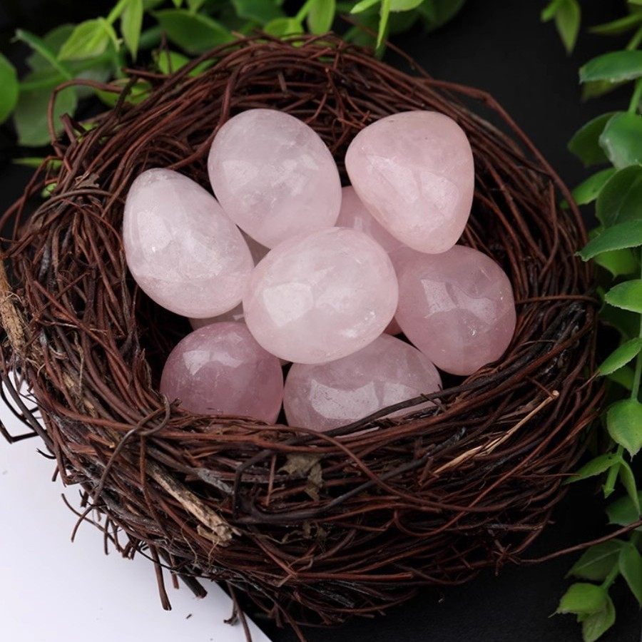 晶涵砂粉水晶滚石雕刻把玩抛光能量石摆件家居装饰