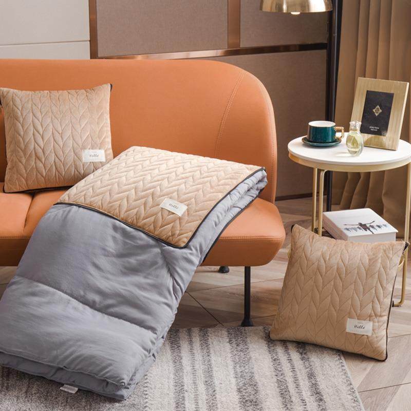 丝绒抱枕被抱枕被子两用冬季保暖盖毯多功能车载靠枕毛毯可机洗,居家布艺,抱枕被,淘宝优惠券,粉丝福利购,淘宝优惠卷