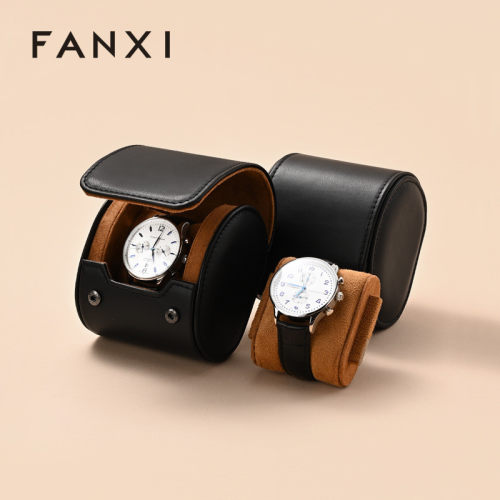 凡西FANXI手表盒腕表收纳盒出差旅行包装盒便携机械石英表收纳盒