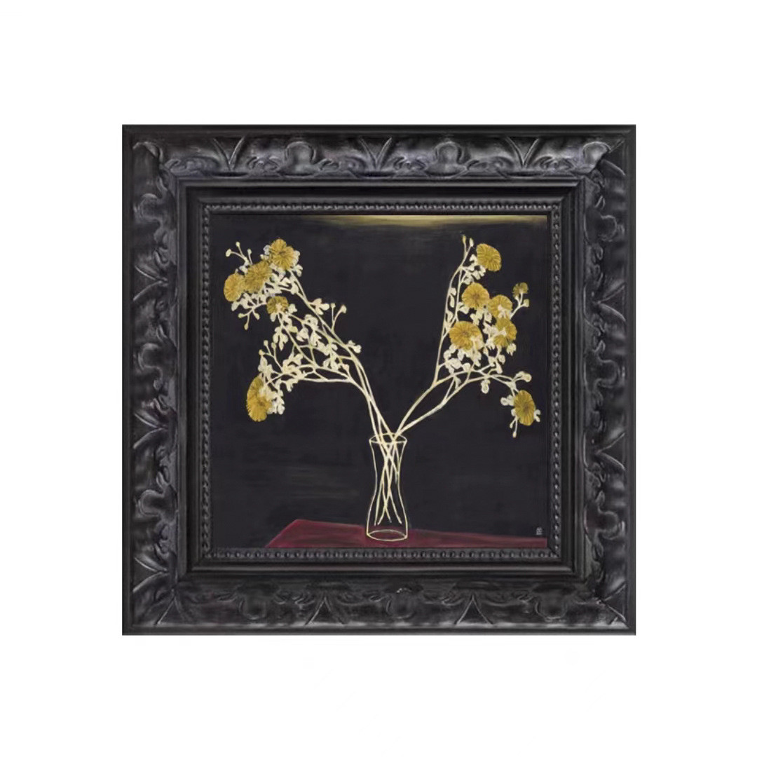 法式中古风装饰画走廊过道实木壁画客厅背景墙画餐厅床头艺术挂画