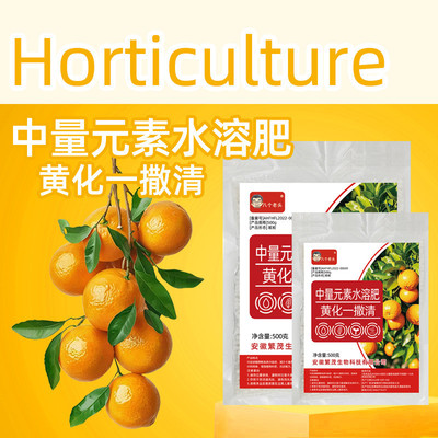 黄化一撒清撤青柑橘花黄化病果树专用转绿营养强健势批发跨境