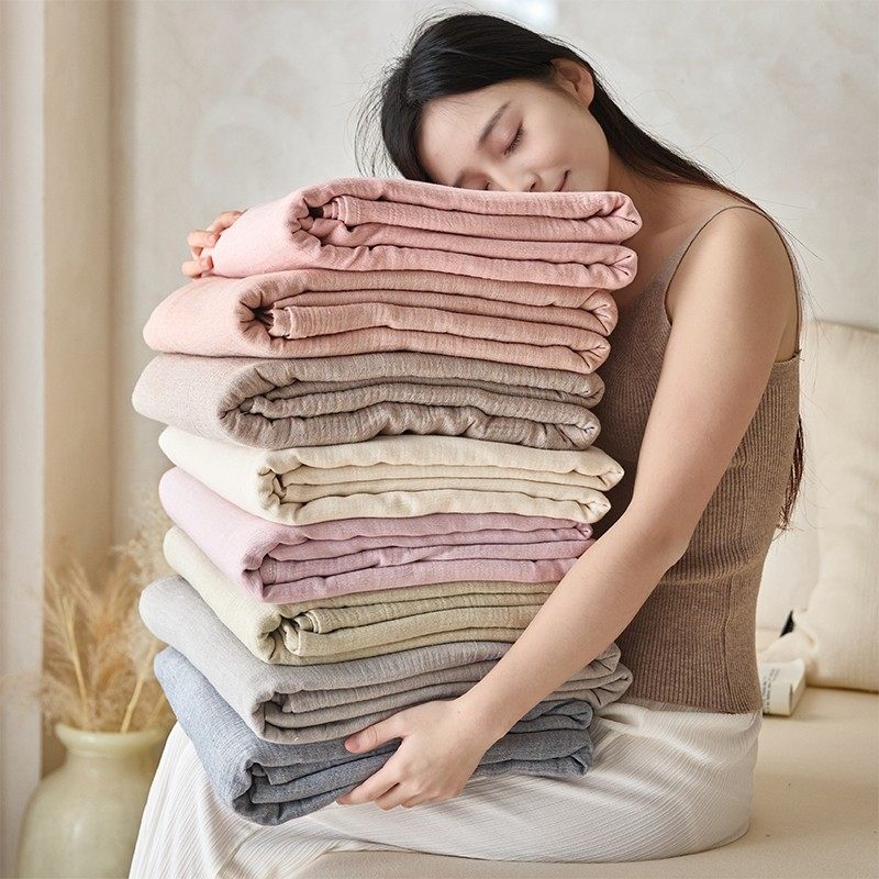 A类全棉双层皱皱纱床单单件100纯棉水洗棉被单人民宿舍榻榻米炕单,床上用品,床单,淘宝优惠券,粉丝福利购,淘宝优惠卷