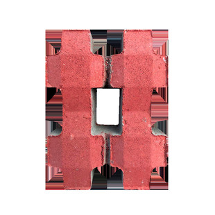 厂家定制井字植草砖广场人行道透水井字砖彩色混凝土井植草字砖