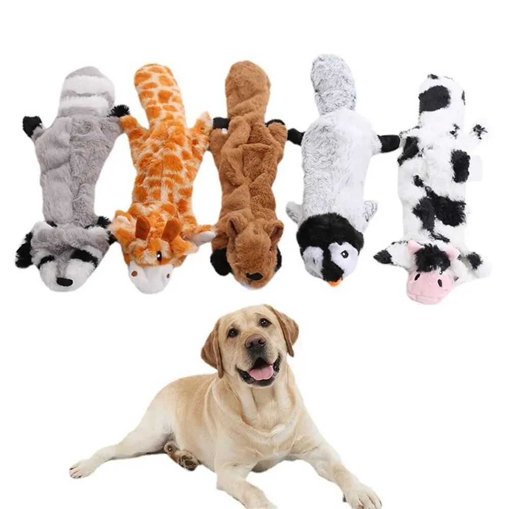 Dog Chew Toys Squeaker Squeaky Pet Dog Plush Toys Stuffingle
