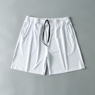 短裤 衩外穿宽松男夏季 薄款 居家大裤 冰丝欧美 男士 速干5休闲分大码