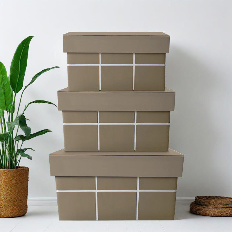 pu皮大格纹杂物皮质收纳箱软装饰定制轻奢衣帽间木质收纳箱批发,收纳整理,收纳箱,淘宝优惠券,粉丝福利购,淘宝优惠卷