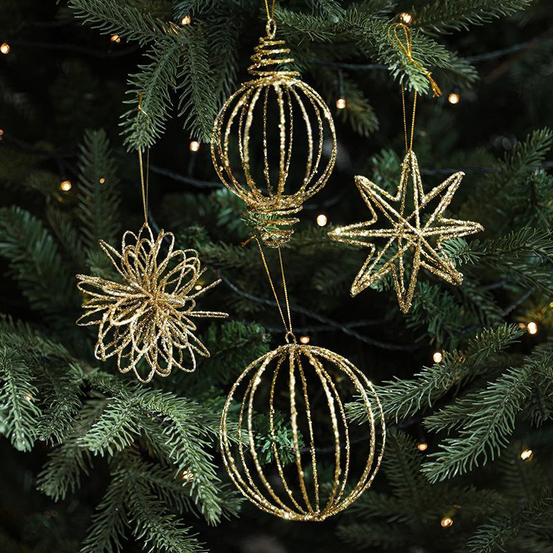 Sparkling Pink Christmas Ball Pendant Party Decoration