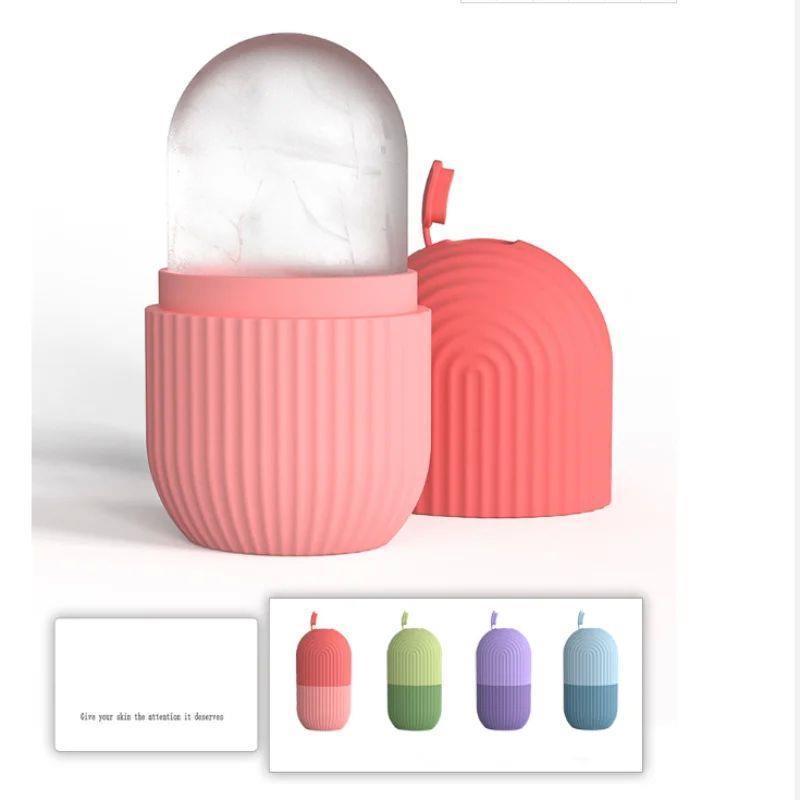 Facial Ice Cube Mold Silicone Freezing Beauty Swelling Face