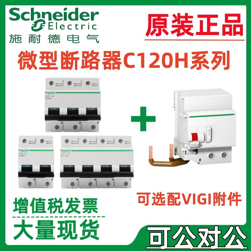 施耐·德微型断路器D型C120H 1P/2P/3P/4P D63A D80A D100A D125A