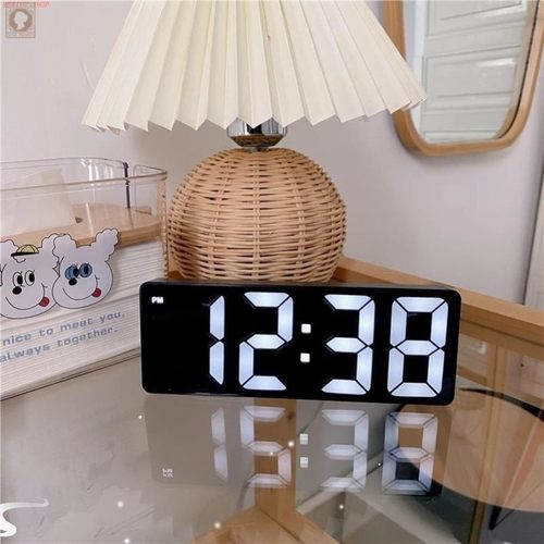 .Smart LED Clock Bedside Digital Alarm Clocks Desktop Table