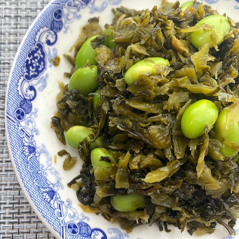 毛豆菜苋阿婆外婆菜苏州周庄特产咸菜酱菜农家腌下饭菜非雪菜60克