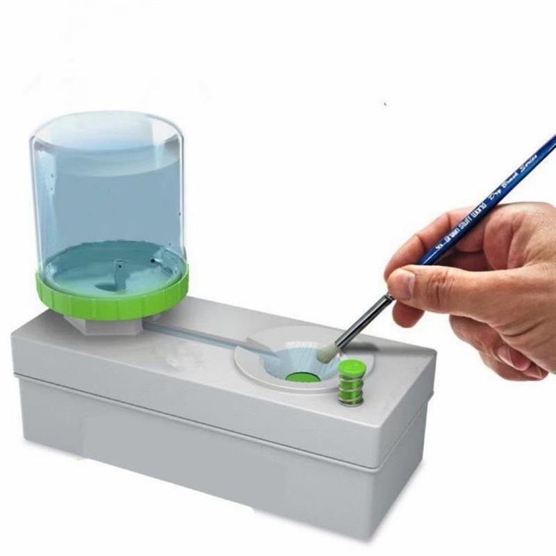 Paint Brush Cleaner With Drain Button Automatic Water Circul