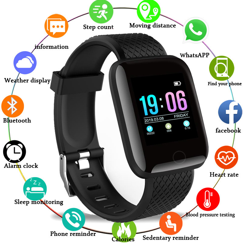 Twitch Men Women Smart Watch Heart Rate Blood Pressure Sport