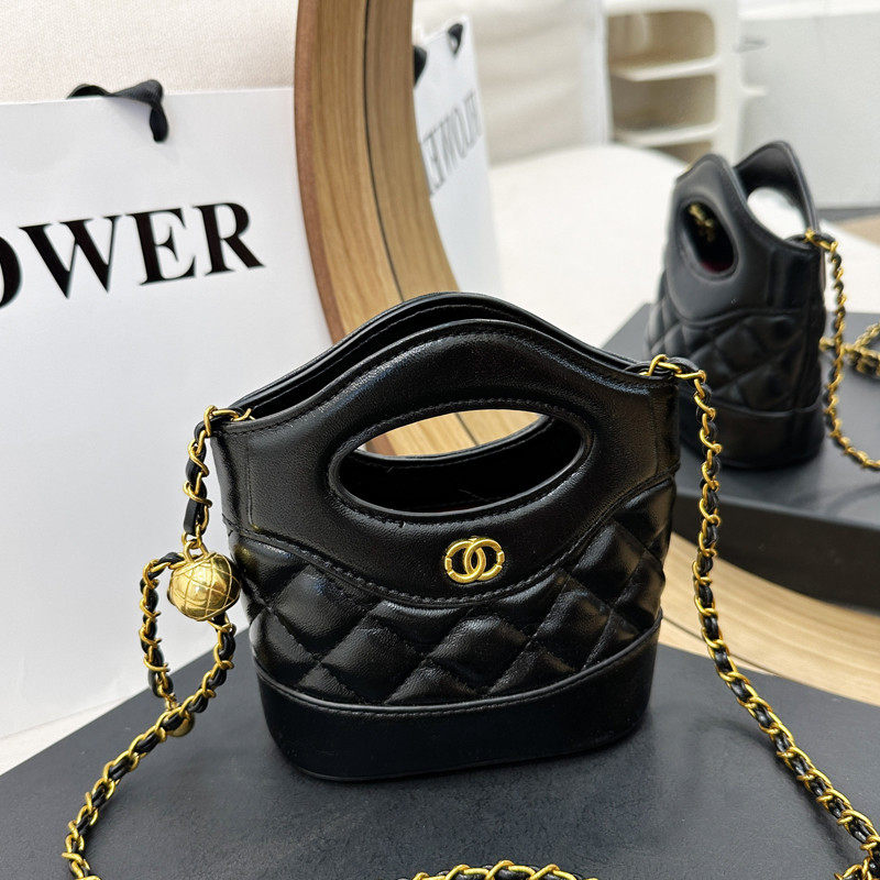 小众链条包包女2024新款mini手提水桶包单肩斜挎薯条包女,箱包皮具/热销女包/男包,水桶包,淘宝优惠券,粉丝福利购,淘宝优惠卷