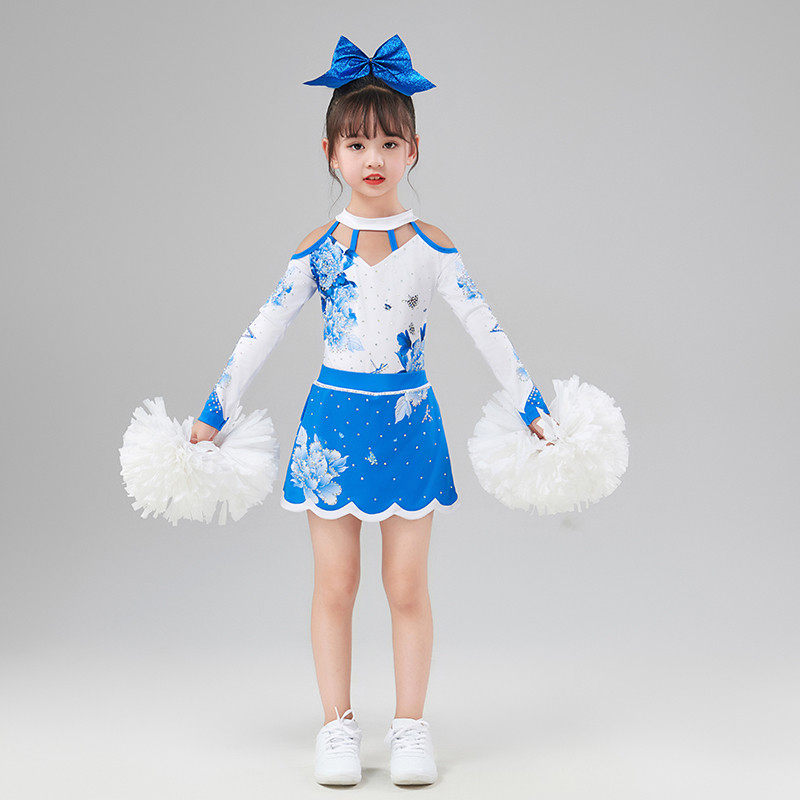 儿童啦啦操男女学生拉拉队比赛表演服健美操团体竞技舞蹈服