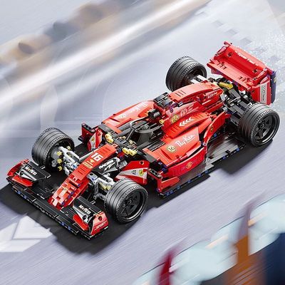 10万粒以上的积木f1方程式赛车法拉利跑车拼装益智儿童玩具礼物男