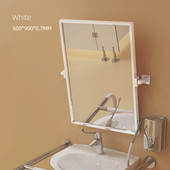 工厂直销老人无障碍康养洗手池镜子磨砂人士厕所残障卫生间浴室镜