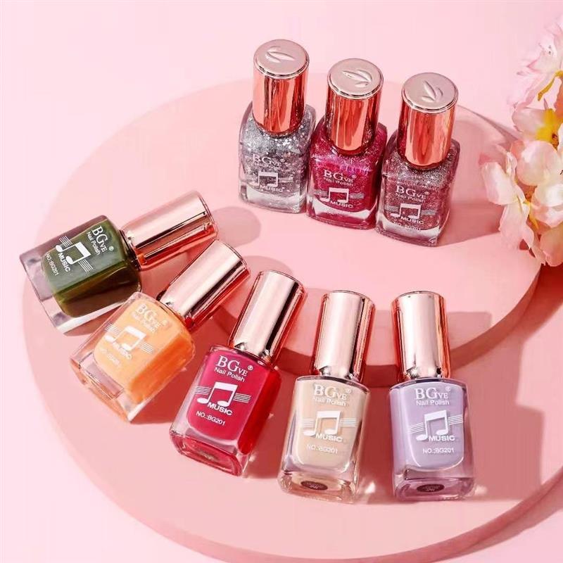 Micro glue BG fashionable nail polish cannot be peeled指甲油