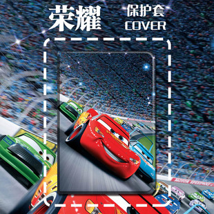 汽车总动员适用荣耀X8pro保护套MAGLCPAD13寸v6平板V8板牙10.1休眠荣耀9麦昆X8Pro动漫儿童卡通礼物X911寸壳