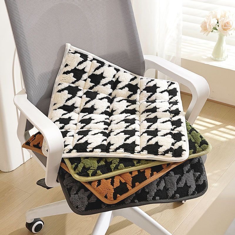 毛绒加厚餐椅坐垫冬天屁垫椅子垫办公室久坐电脑座垫学生凳子座垫,居家布艺,椅垫,淘宝优惠券,粉丝福利购,淘宝优惠卷