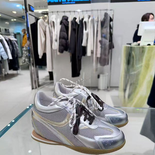 女 薄底内增高7.5cm网面潮流德训休闲鞋 香港代购 iijin艾今26春新品