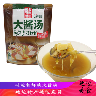 高丽村  延边朝鲜族金刚山大酱汤  黄豆酱汤  韩式酱汤500克 即食