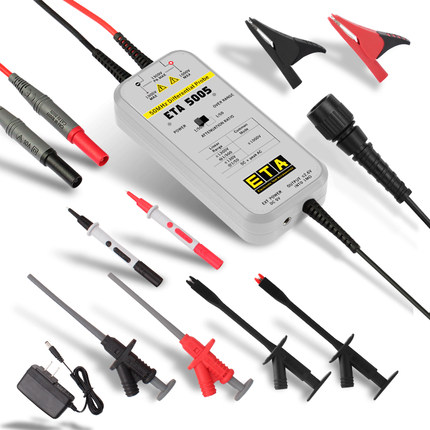 埃塔 ETA5005 50MHz/1300V 开关电源隔离浮地测量示波器差分探头