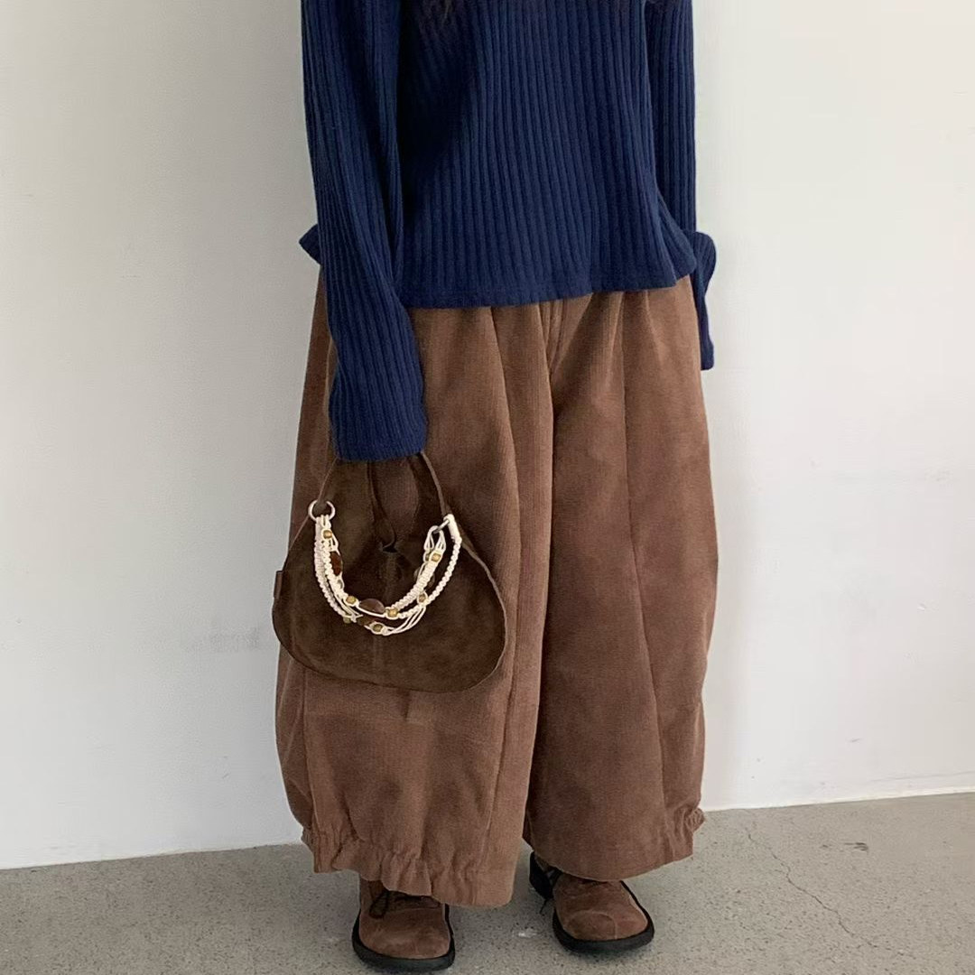 韩国阔腿裤九分裤女裙裤