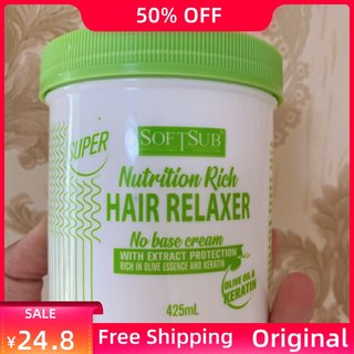 African hair relaxer strong one rich in olive keratin cream