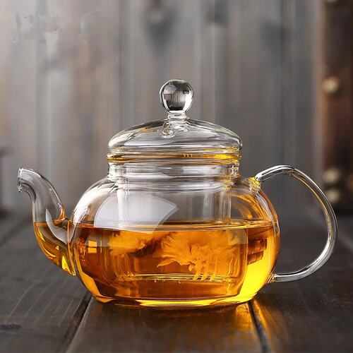 透明过滤玻璃耐高温可加热茶壶