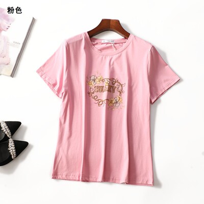 249257 清仓夏T恤 女中长款短袖套头.2XL.3XL.4XL