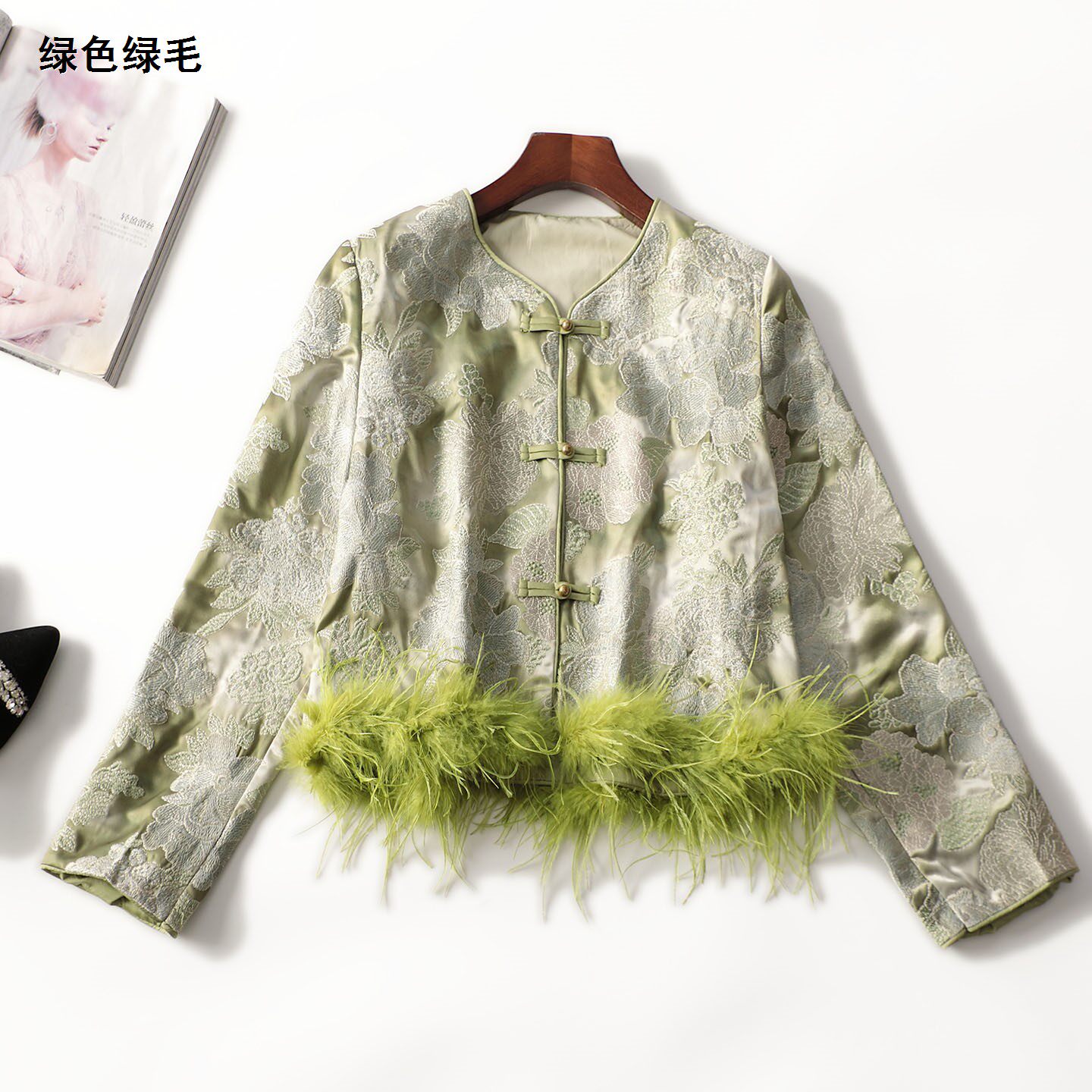 412809 秋外套 女中长款长袖单排扣,女装/女士精品,短外套,淘宝优惠券,粉丝福利购,淘宝优惠卷