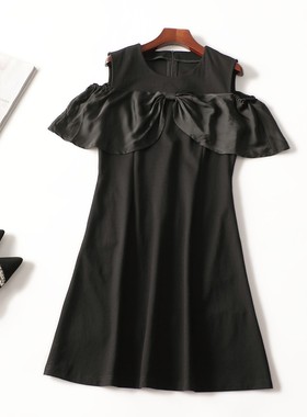 502970 夏长款套头短袖连衣裙