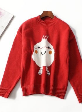 503902 冬毛衣 女中长款长袖套头清仓