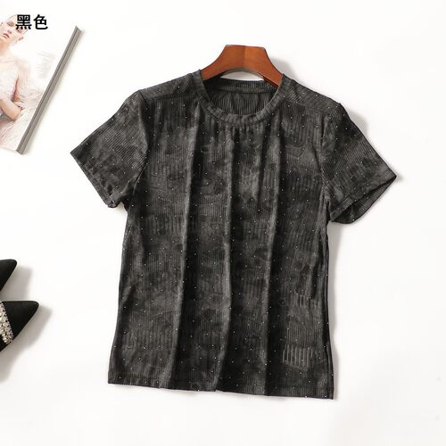 414915新款女装超值精品26年夏季中长款套头短袖T恤