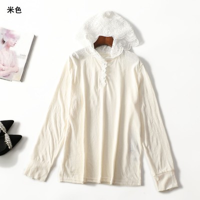 413044 秋中长款套头长袖卫衣