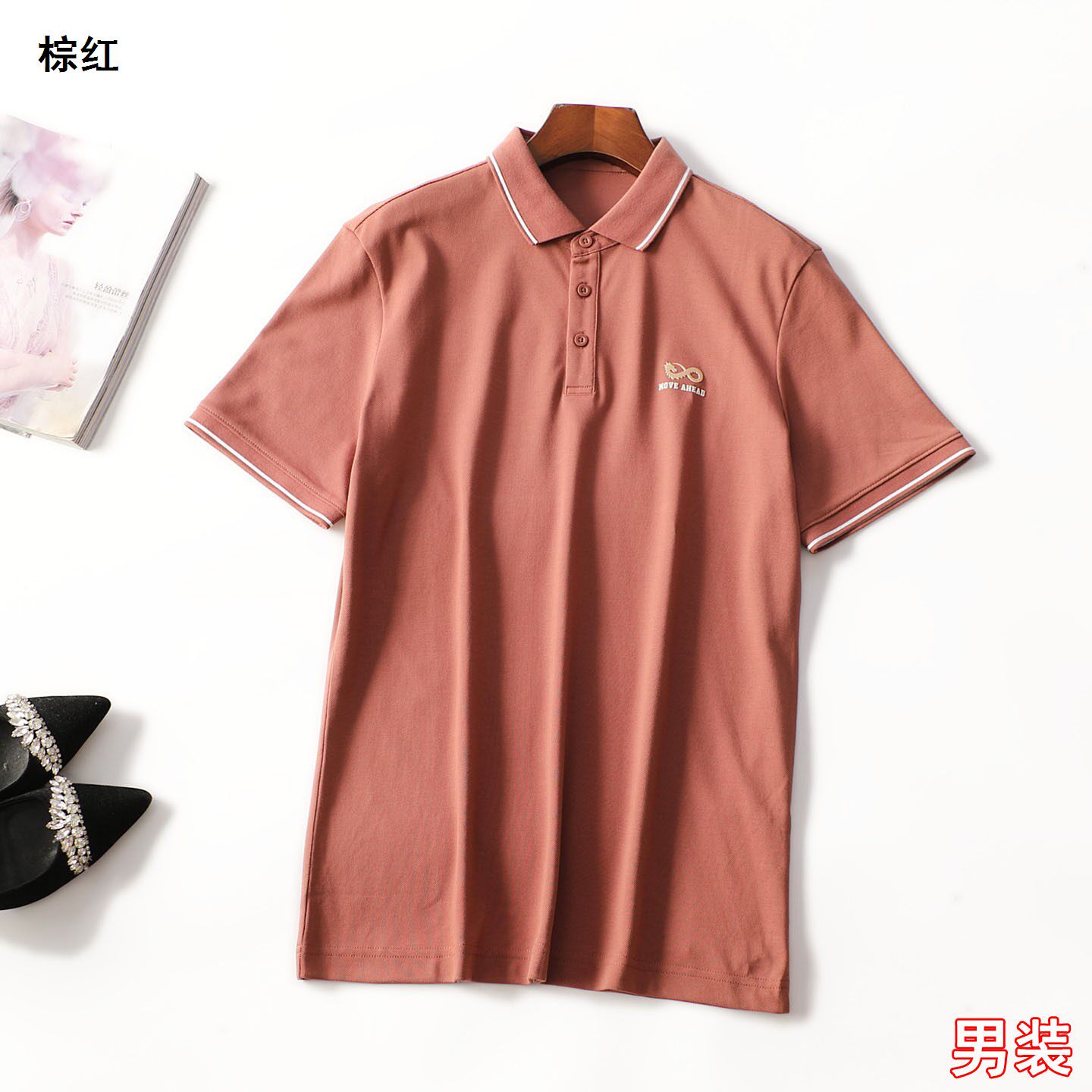 249102 夏T恤 男装中长款五分袖.XL.2XL.4XL