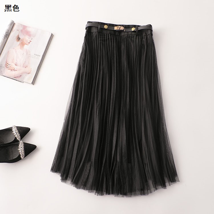 408927夏半身裙女加长