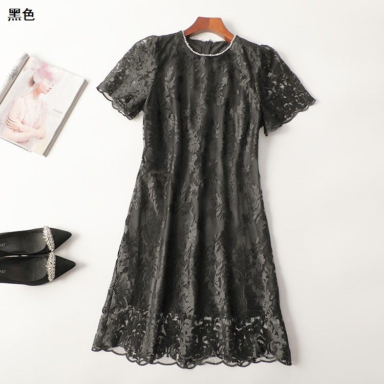 411137 夏连衣裙 女长款短袖圆领现货,女装/女士精品,连衣裙,淘宝优惠券,粉丝福利购,淘宝优惠卷